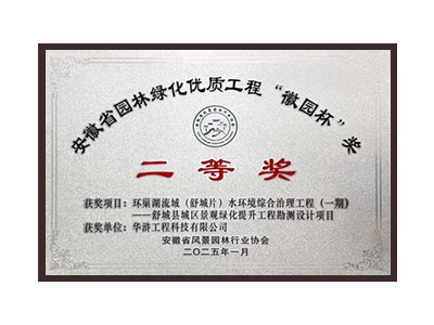 江门荣获2025“徽园杯”奖二等奖